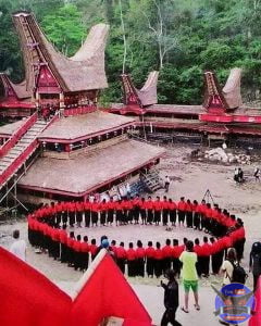 Foto Uniknya acara kedukaan Suku Toraja