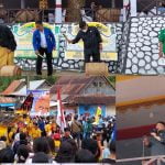 Sekitar 20.000 lebih kader siap utus dari 95 Klasis, 17 Provinsi hadiri pembukaan Pertemuan Raya Persatuan Pemuda Gereja Toraja Ke-XI tahun 2022 di Bittuang, Tana Toraja. Senin (04/07/2022)