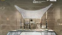 miniatur Rumah Tongkonan yang terbuat dari perak dialasi kayu Sonokelling menjadi salah satu cinderamata yang berkelas untuk tamu G20.