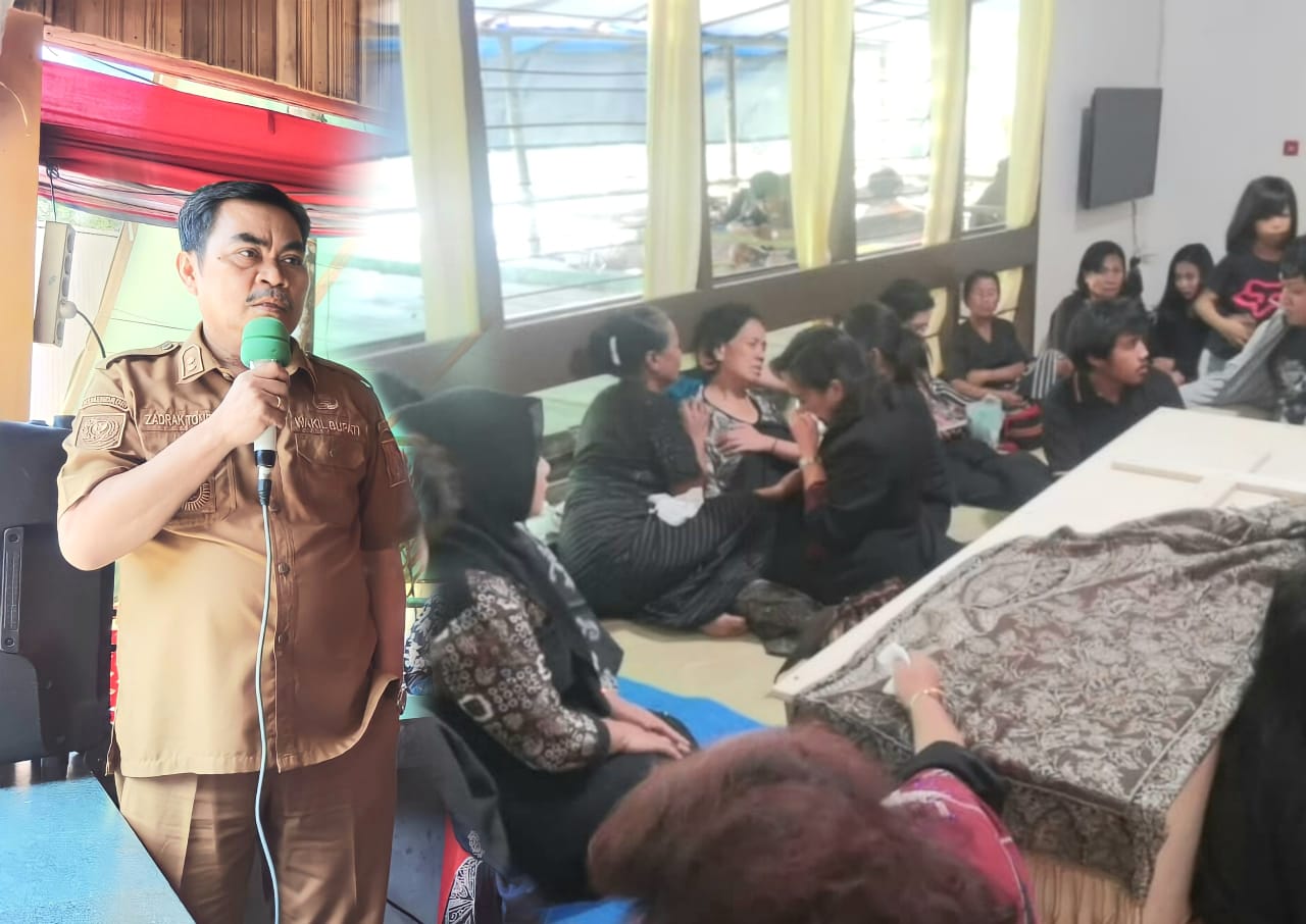 Wakil Bupati Tana Toraja Melayat ke Rumah Duka Korban Pembunuhan di Morowali