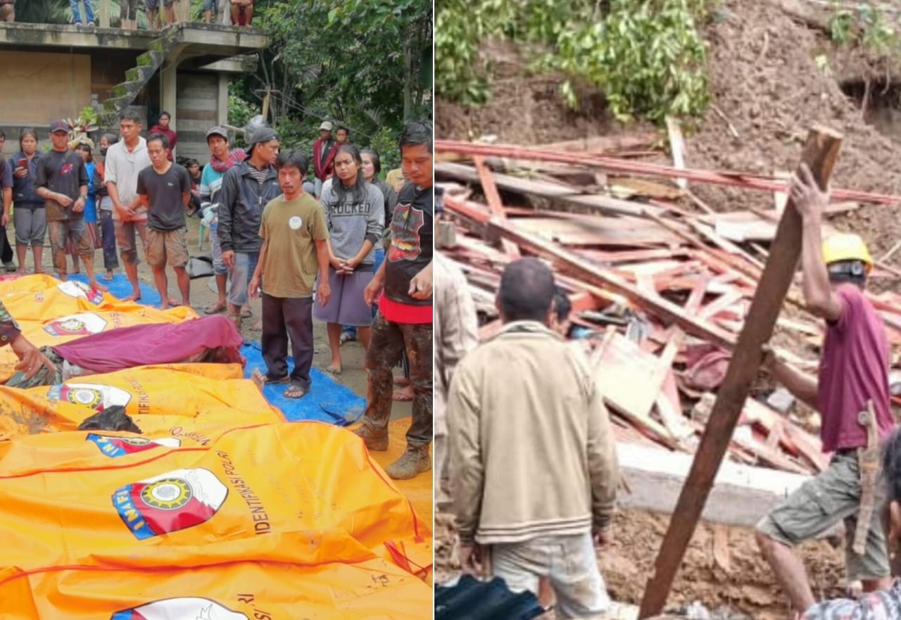 Total 20 Orang Meninggal Dunia Akibat Longsor di Tana Toraja