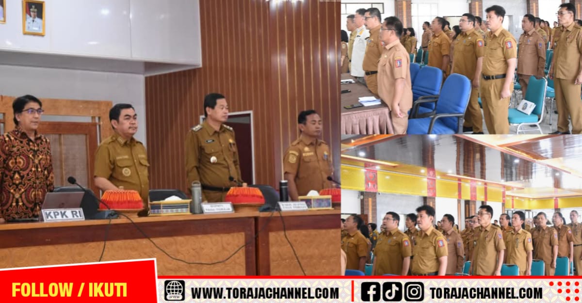 Pemkab Tana Toraja dan KPK RI Gelar Sosialisasi SPI 2025, Dorong Tata Kelola Pemerintahan Bersih