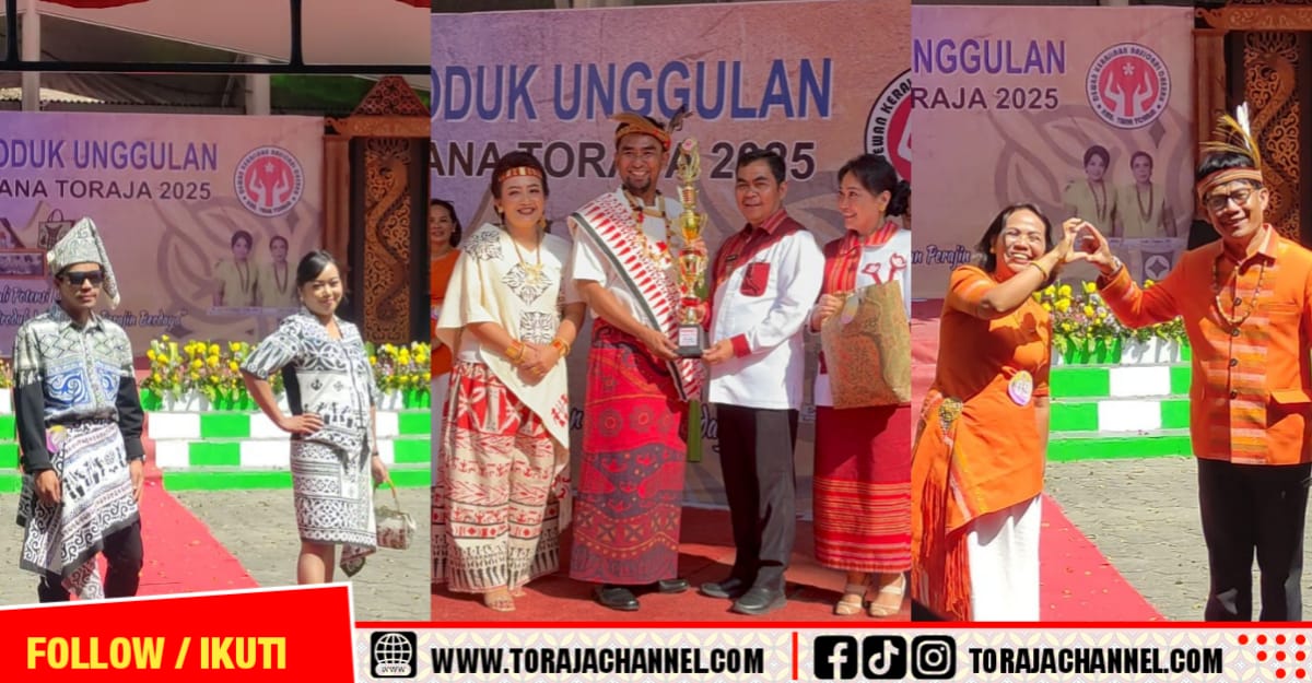 Dekranasda Tana Toraja Suguhkan Fashion Show Unik, Pejabat Pemerintahan Jadi Model