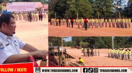 Jelang 17 Agustus, Paskibra Tana Toraja Latihan Intensif di Lapangan To'bo’ne