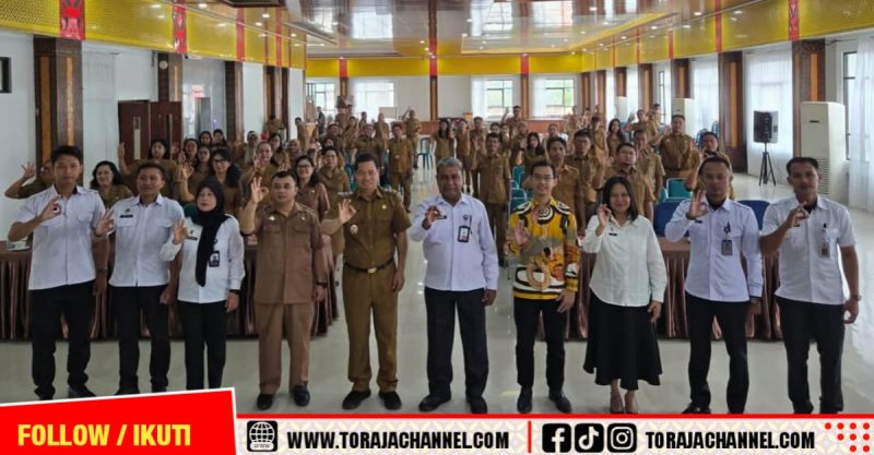 Pemkab Tana Toraja dan Kemenkumham Sulsel Gelar Penguatan Kapasitas HAM bagi ASN