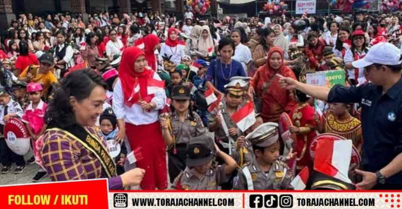 Karnaval PAUD Tana Toraja, Panggung Kreativitas Menuju Generasi Emas 2045