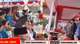 Momen Bersejarah HUT RI ke-80, DPRD Tana Toraja Kompak Absen di Penurunan Merah Putih