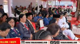 Ibadah Syukur Warnai HUT ke-80 RI di Lapangan To'bo'ne