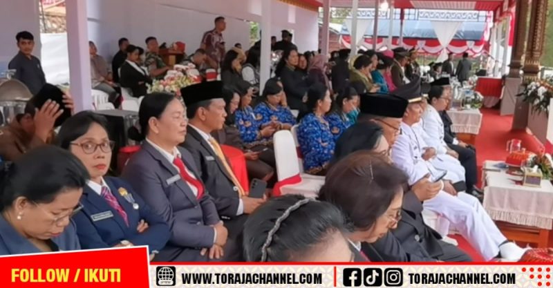 Ibadah Syukur Warnai HUT ke-80 RI di Lapangan To'bo'ne