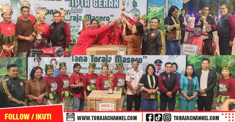 Lomba Cipta Gerak Lagu Tana Toraja Masero Sukses Dilaksanakan, Berikut Daftar Juara!