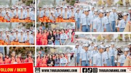 Ratusan Tim Ramaikan Lomba Gerak Jalan di Makale