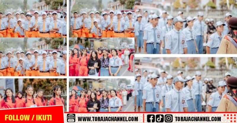 Ratusan Tim Ramaikan Lomba Gerak Jalan di Makale