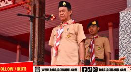 Ketua DPRD Tana Toraja Pimpin Upacara Hari Pramuka ke-64