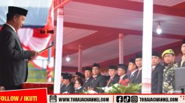 Ketua DPRD Tana Toraja Bacakan Teks Proklamasi di HUT RI ke-80