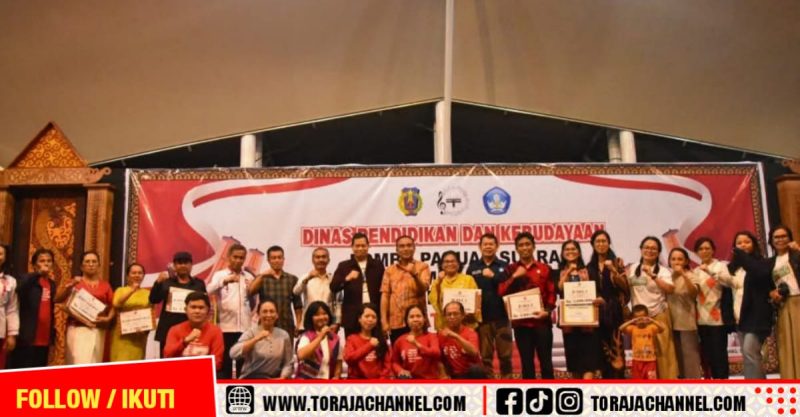 SD Katolik Renya Rosari dan SMPN 1 Makale Selatan Sabet Juara Lomba Paduan Suara Tana Toraja