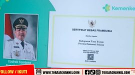 Tana Toraja Resmi Bebas Frambusia, Terima Sertifikat dari Kemenkes RI