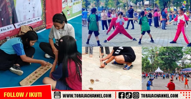Pemkab Tana Toraja Angkat Kembali Permainan Tradisional dalam Lomba Rakyat