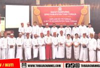 Wakil Bupati Bersama DPRD Kompak Kenakan Pakaian Adat di Peringatan HUT Tana Toraja