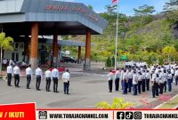 Dishub Tana Toraja Rayakan Harhubnas 2025 dengan Upacara di Bandara Toraja