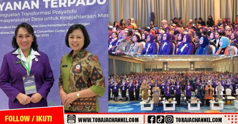 Ketua TP PKK Tana Toraja Hadiri Rakornas Posyandu 2025 di Jakarta