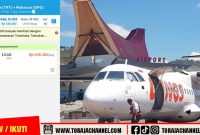 Harga Tiket Pesawat Toraja–Makassar Kini Lebih Terjangkau, Hanya Rp426 Ribu