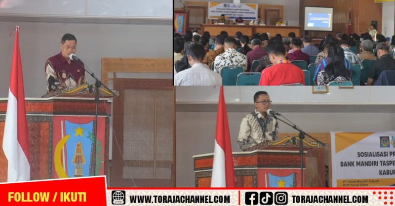Pemkab Tana Toraja Gandeng TASPEN dan Bank Mandiri Taspen Dukung Kesejahteraan ASN Pensiun