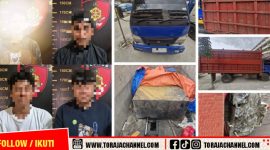 Polres Tana Toraja mengungkap kasus penyalahgunaan BBM jenis solar dan mengamankan empat terduga pelaku beserta empat truk, uang tunai Rp14,7 juta, dan barang bukti lainnya.