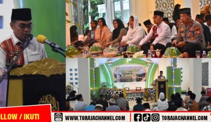 Bupati Tana Toraja Hadiri Opening Lomba Anak Soleh Piala Puang Haji La’ Rinding di Sangalla