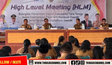 Bupati Tana Toraja Tekankan Sinergi OPD dalam Optimalisasi Pajak dan Digitalisasi Daerah