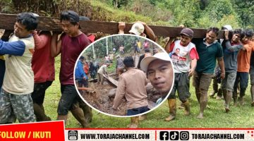Kebersamaan Jemaat Bone Tua di Tana Toraja Jadi Contoh Pelestarian Budaya Gotong Royong