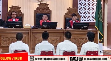 Empat Terdakwa Kasus Narkotika Jalani Sidang Perdana di PN Makale, Oliv Didakwa sebagai Pemasok