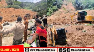 Usai Ditinjau Bupati Tana Toraja, Longsor di Masanda Langsung Ditangani