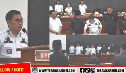 Bupati Tana Toraja, Zadrak Tombeg, Pemkab Tana Toraja, Sinergi Eksekutif Legislatif, Paripurna DPRD