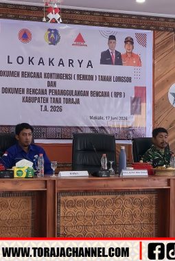 BPBD Tana Toraja Gelar Lokakarya Penyusunan Rencana Kontingensi Tanah Longsor