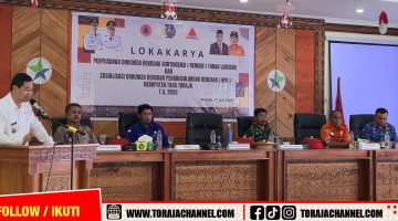 BPBD Tana Toraja Gelar Lokakarya Penyusunan Rencana Kontingensi Tanah Longsor