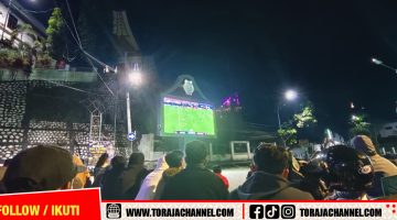 Pemkab Tana Toraja Tuai Apresiasi, Nobar Piala Dunia 2026 di Videotron Makale Disambut Antusias Warga