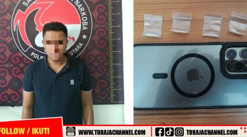 Seorang Mahasiswa Jadi Tersangka Dugaan Peredaran Sabu di Toraja Utara