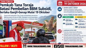Pemkab Tana Toraja Terapkan Ganjil-Genap dan Batasi Pembelian BBM Bersubsidi