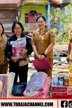 Kebakaran Hanguskan Rumah Warga di Padangiring, Dinsos Turun Salurkan Bantuan